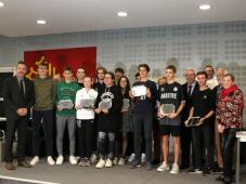 Remise des prix du challenge du jeune arbitre et du jeune dirigeant bénévole à Balma Remise des prix du challenge du jeune arbitre et du jeune dirigeant bénévole à Balma
