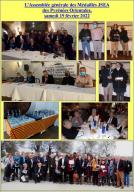 L’Assemblée générale des Médaillés JSEA des Pyrénées Orientales, samedi 19 février 2022 L’Assemblée générale des Médaillés JSEA des Pyrénées Orientales, samedi 19 février 2022