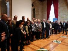La promotion 2015 des Médaillés de la Jeunesse, des Sports et de l’Engagement Associatif de l'Aude à l'honneur dans les salons de la ville de Narbonne (Aude)