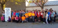 Première manifestation solidaire organisée par le Comité (Lozère)