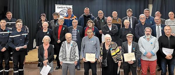 Remise de distinctions honorifiques au Foyer communal d'Alairac - Vendredi 9 décembre 2022