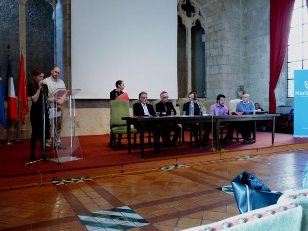 La promotion 2015 des Médaillés de la Jeunesse des Sports et de l’Engagement Associatif de l'Aude à l'honneur dans les salons de la ville de Na...