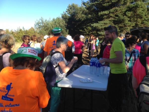 Le gouter offert aux participants