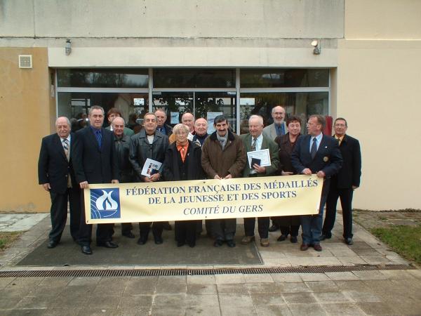 Remise de médaille d'or (Gers)