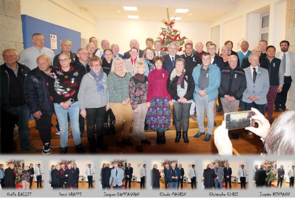 Soirée de remise des médailles JSEA en préfecture de Lons-le-Saunier - 16 décembre 2022