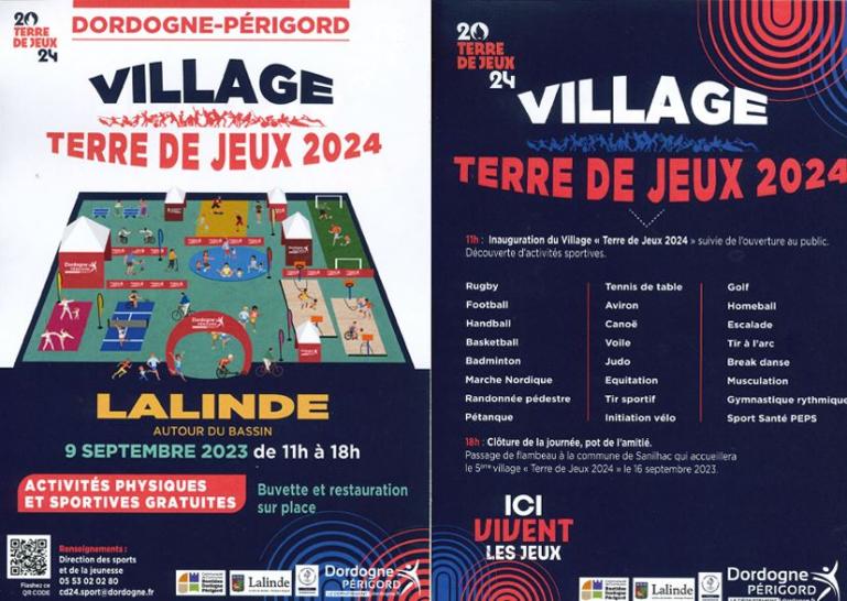 Terre de jeux affiche Dordogne