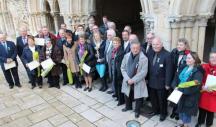 les médaillés 2013 à l'Abbaye de l'Epau